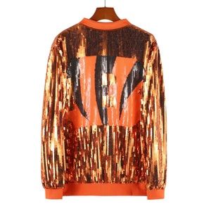 Sale‼️Cincinnati Bengals sequin jersey jacket. No discount